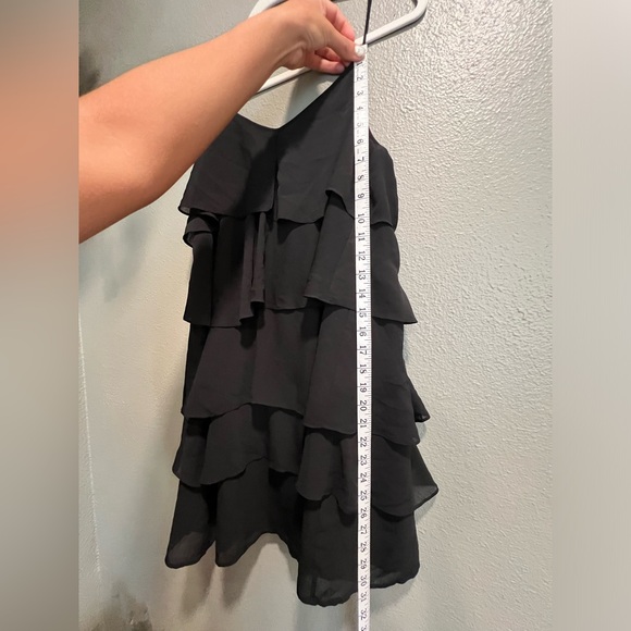 Madewell Ruffle Tier Cami Dress in
Black - Picture 10 of 11